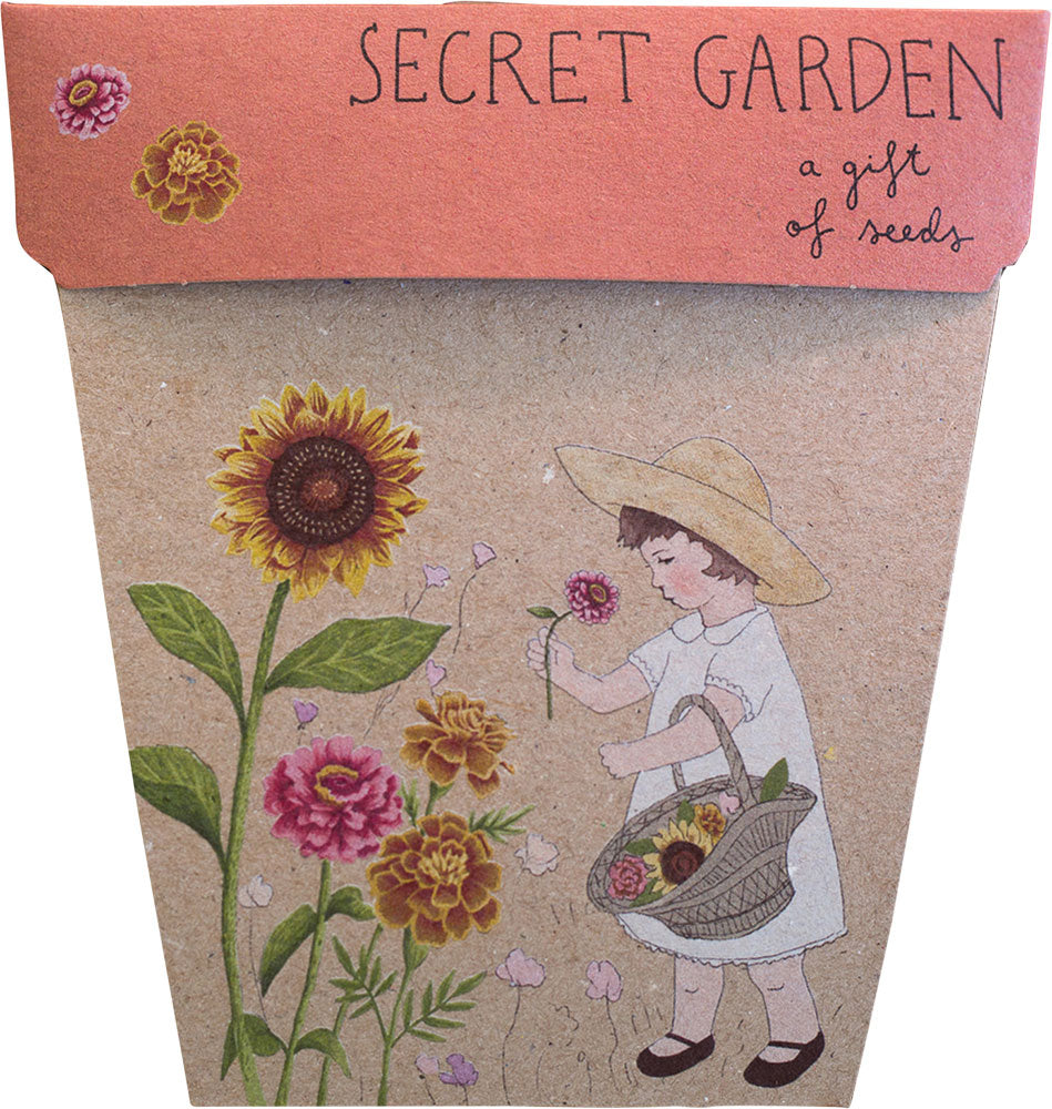 Gift of seeds, Gift card with seed packet included