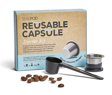 Sealpod Reusable Coffee Capsule Starter Kit