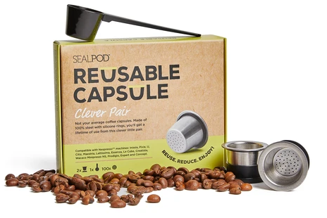Sealpod Reusable Coffee Capsule Five Pack