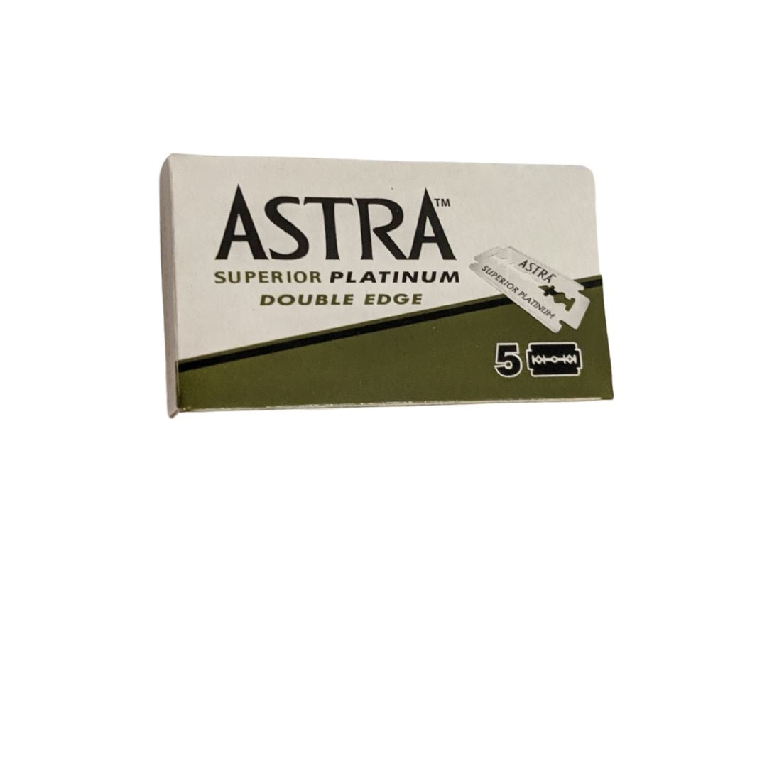 Gillette Astra Superior Platinum Double Edge Razor Blades (5 Pack)