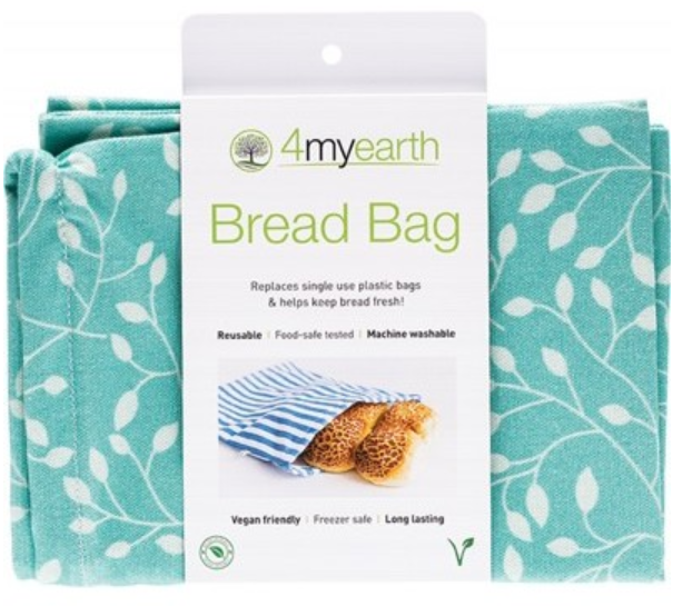 4myEarth Bread Bag Leaf Pattern
