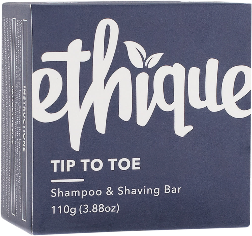 Ethique Solid Shampoo and Shaving Bar Tip to Toe