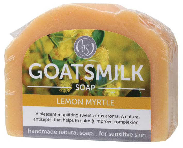 Harmony SoapWorks Goats Milk Soap, Lemon Myrtle, 140g