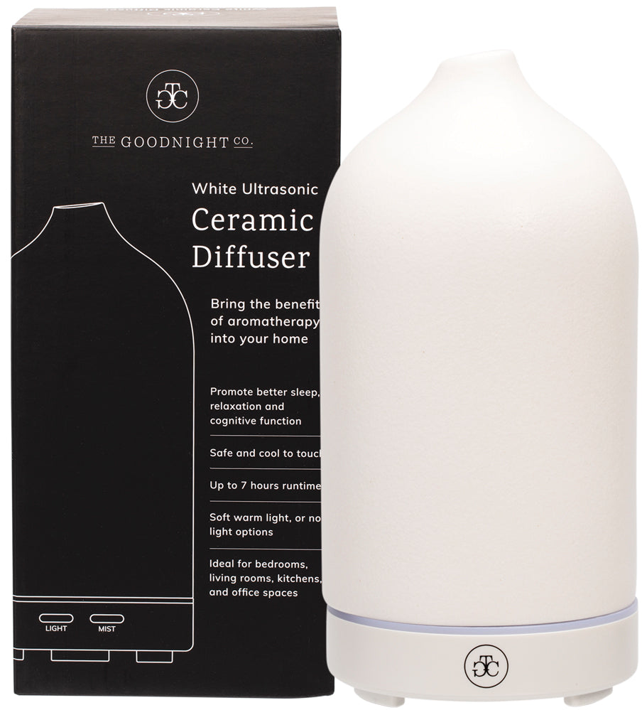 The Goodnight Company  Aromatherapy Diffuser White, with box