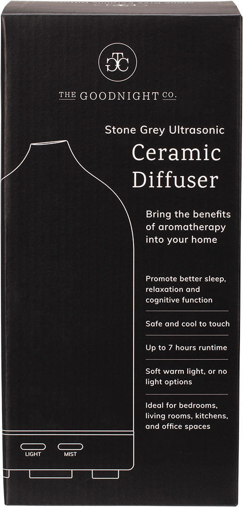 The Goodnight Company  Aromatherapy Diffuser Stone Grey box
