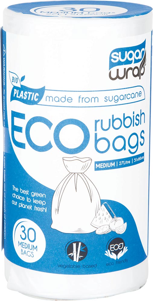 Sugarwrap - Eco Rubbish Bags 27L