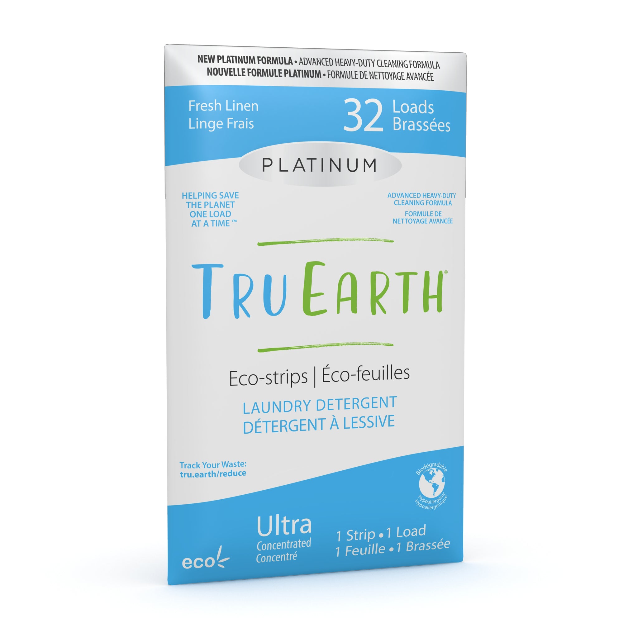 Tru Earth Platimum Fresh Linen 32 Load Front image