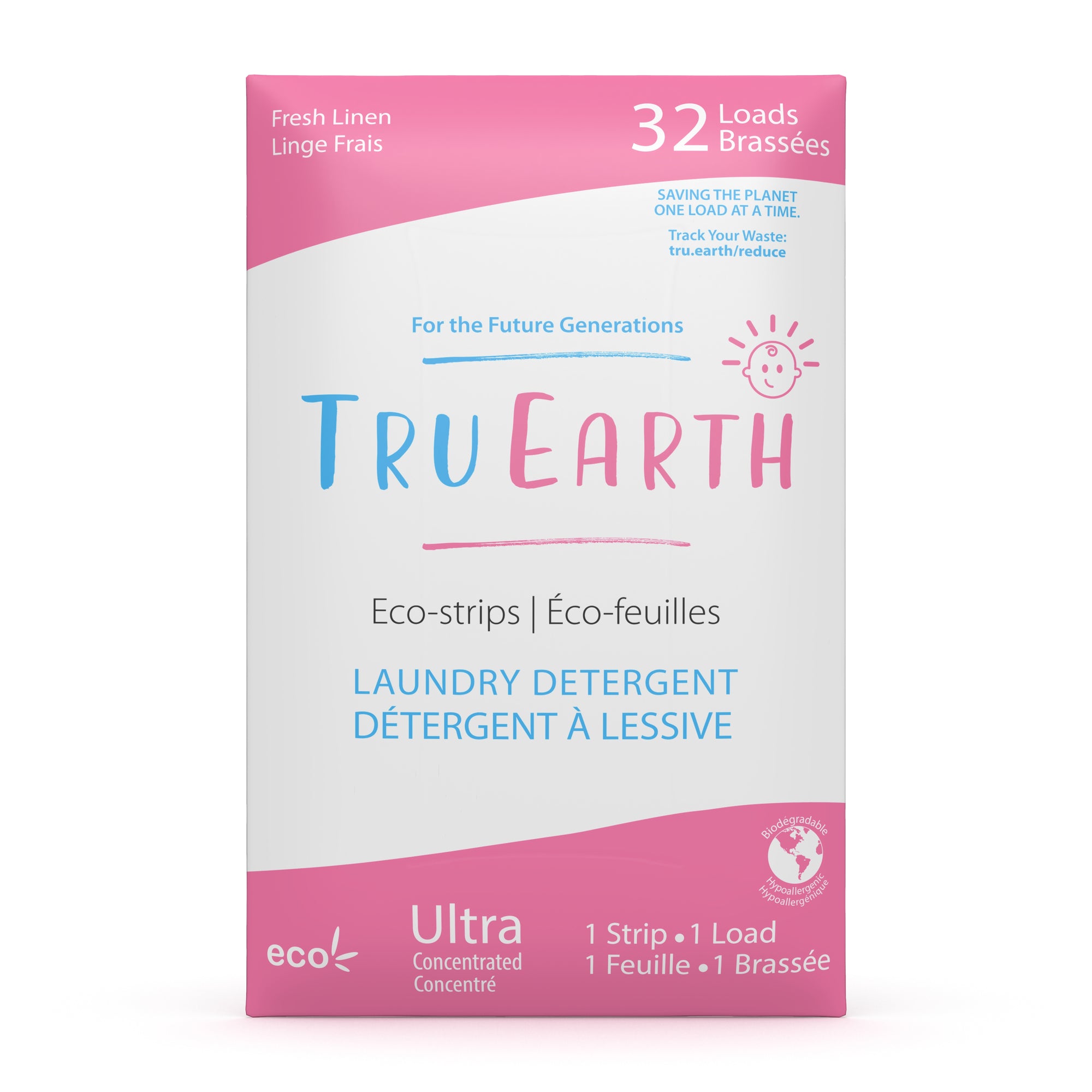 tru earth baby 32 pack front image