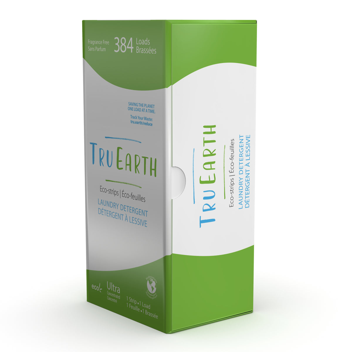 tru earth laundry strips fragrance free 384 pack side 1